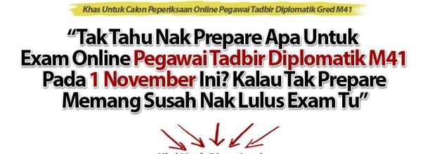 Semua Tentang +Pegawai Tadbir Diplomatik Gred M41Yang Calon Exam PTD Perlu Baca