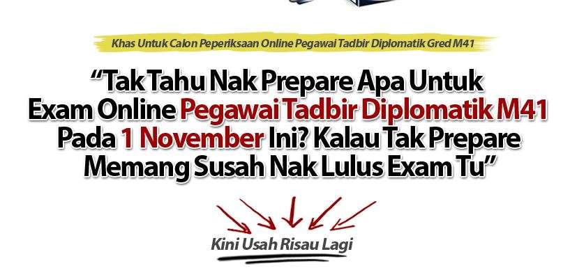 Semua Tentang +Pegawai Tadbir Diplomatik Gred M41Yang Calon Exam PTD Perlu Baca
