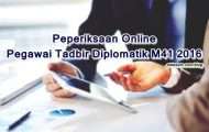 Peperiksaan Online Pegawai Tadbir Diplomatik gred M41