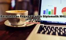 Permohonan Pegawai Tadbir Diplomatik M41 (PTD 2016)