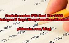 Contoh soalan PTD Seksyen B Daya Menyelesaikan Masalah