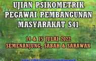 Ujian Psikometrik Pegawai Pembangunan Masyarakat S41