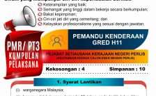 jawatan kosong pemandu kenderaan gred h11