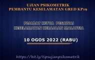 Ujian psikometrik pembantu keselamatan gred kp19