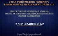 ujian psikometrik pembantu pembangunan masyarakat gred s19 sabah sarawak