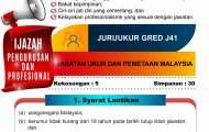 juruukur gred j41 jupem jawatan kosong 2022