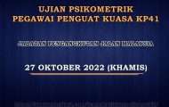 ujian psikometrik pegawai penguatkuasa kp41