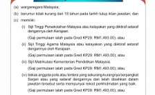 Penolong Pegawai Pertahanan Awam Gred KP29 APM 2022