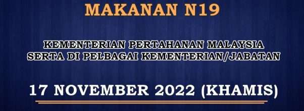 Ujian Psikometrik Pembantu Penyediaan Makanan N19