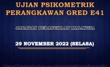 Ujian Psikometrik Perangkawan E41