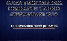 ujian psikometrik pembantu tadbir kewangan w19 2022