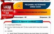 Pegawai Veterinar Gred GV41