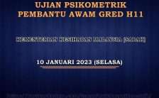 Ujian Psikometrik Pembantu Awam H11