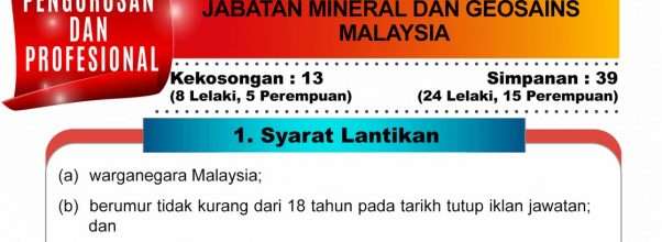 Pegawai Geosains Gred C41