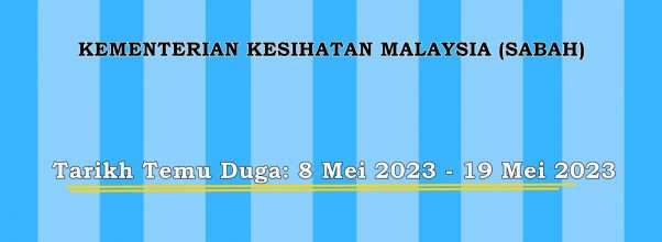 Temuduga Pembantu Perawatan Kesihatan U11 Sabah