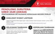 Penolong Jurutera Gred JA29 (Awam) Negeri Perlis 2023