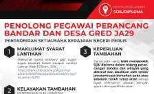 Penolong Pegawai Perancang Bandar Dan Desa Gred JA29
