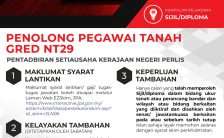 Penolong Pegawai Tanah Gred NT29 2023