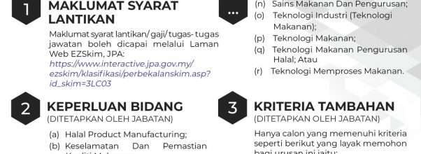 Penolong Pegawai Teknologi Makanan Gred C29 KKM Sabah & Sarawak 2023