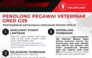 Penolong Pegawai Veterinar Gred G29 2023