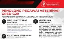 Penolong Pegawai Veterinar Gred G29 2023