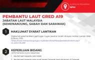 Pembantu Laut Gred A19 Jabatan Laut Malaysia 2023