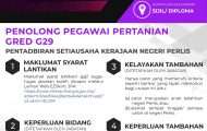 Penolong Pegawai Pertanian Gred G29 Perlis 2023