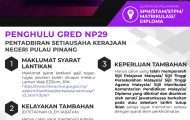 Penghulu Gred NP29 Kerajaan Negeri Pulau Pinang 2023