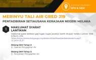 Merinyu Tali Air Gred J19 Melaka 2023