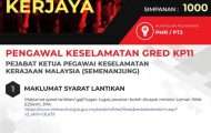 Pengawal Keselamatan Gred KP11 CGSO 2023 (Semenanjung)