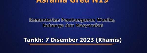 Ujian Psikometrik Penyelia Asrama Gred N19 KPWKM 2023