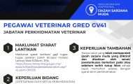 Pegawai Veterinar Gred CV41 DVS 2023