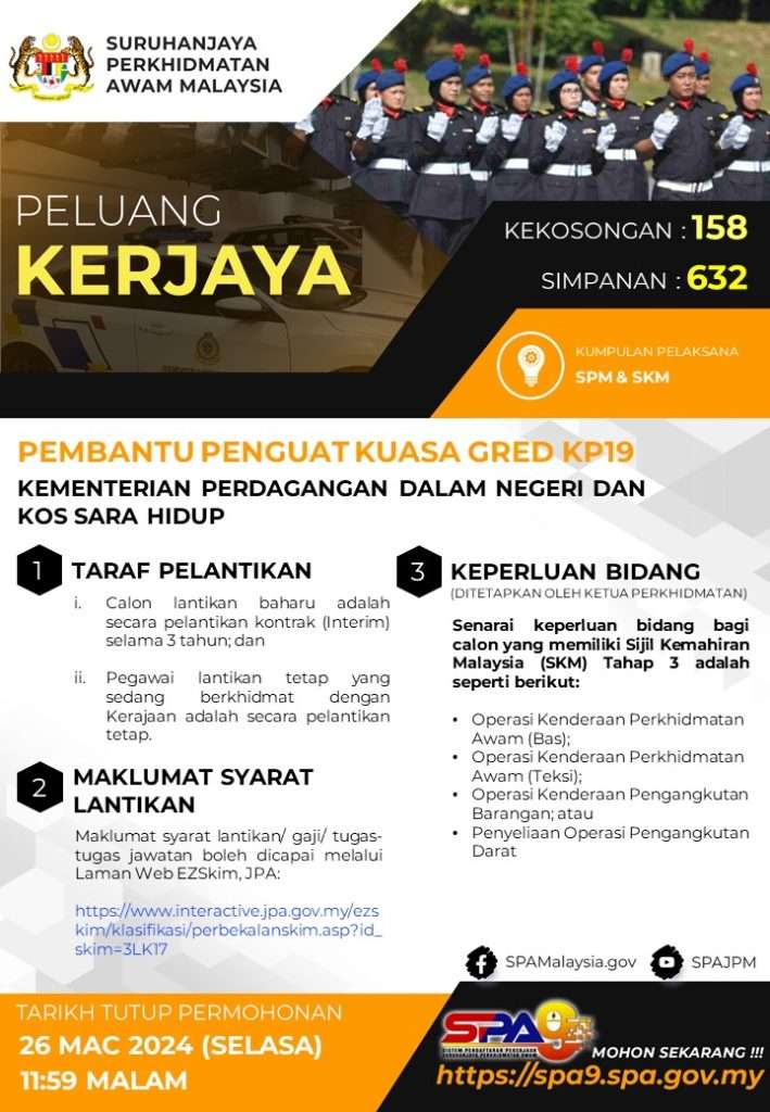 Pembantu Penguat Kuasa KP19 KPDN 2024